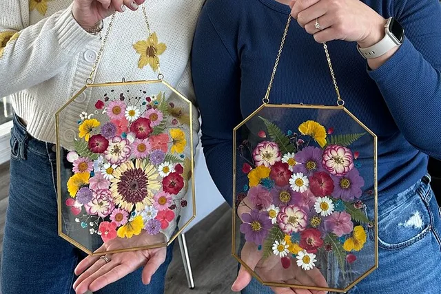 San Jose Pressed Flower Art Workshop 100 min - Image 6