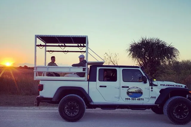 Florida Everglades Jeep Tour at Night - Image 1