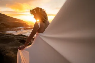 Oahu Flying Dress Photoshoot