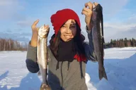 Fairbanks Aurora Borealis Ice Fishing Adventure thumbnail 4