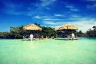 Key West Sandbar Cruise on a Tiki Bar Boat 4 hr thumbnail 1