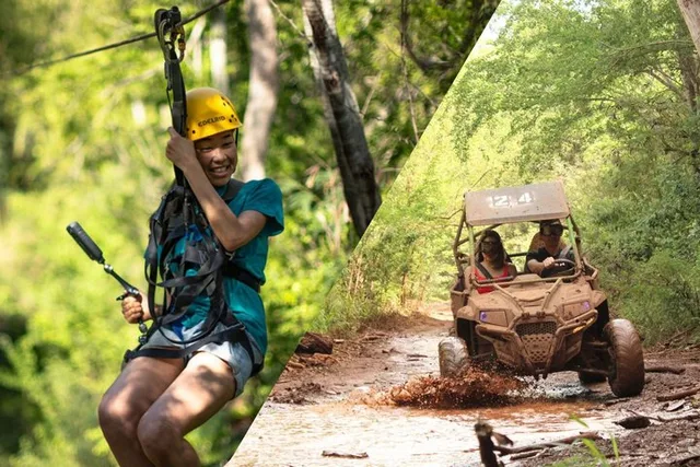 Coral Crater Zipline and ATV Adventure Combo - Image 1