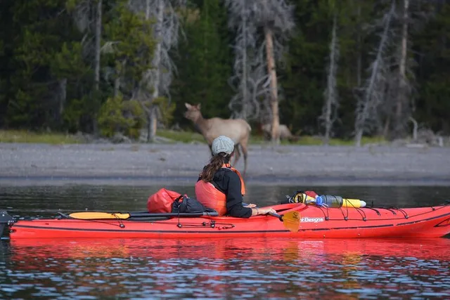 Yellowstone Lake Sunset Kayaking Tour - Image 1