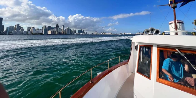 Miami Skyline Vintage Yacht Cruise - Image 2