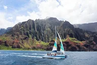 Kauai Na Pali Coast Snorkel and Sail Tour thumbnail 6