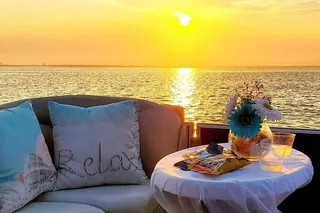 Destin Harbor and Bay Cruise at Sunset