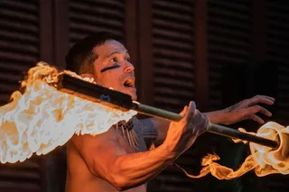 Maui Hula and Fire Dancing Show at South Maui Gardens