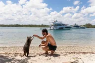 Miami Boat Rental to Raccoon Island thumbnail 1
