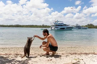 Miami Boat Rental to Raccoon Island