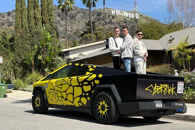 Los Angeles Hollywood Cybertruck Driving Tour 50 Min - Image 1