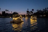 Long Beach Swan Boat Night Ride thumbnail 3