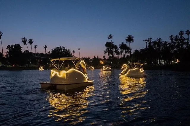 Long Beach Swan Boat Night Ride - Image 3