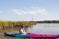 Charleston Folly River Kayak Dolphin Safari at Sunset thumbnail 3