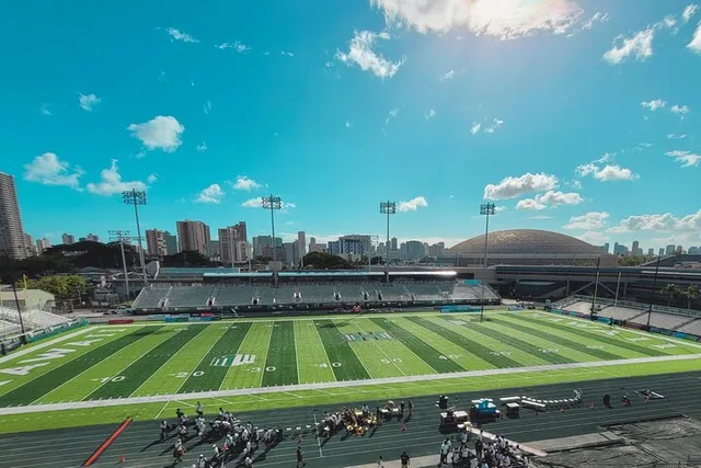 Honolulu Rainbow Warriors Football Game Ticket - Image 2