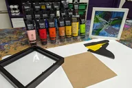 Estes Park Wildlife Shadow Box Art Class thumbnail 2