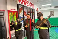 Galveston Rage Cage Experience with Axe Throwing thumbnail 3