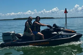 St. Petersburg Jet Ski Tour at Ft. Desoto Sand Bar 90 Min