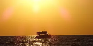 Panama City Dolphin Cruise at Sunset