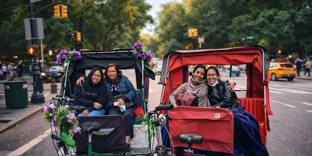New York Central Park Pedicab Tour with Photo Stops - Image 2