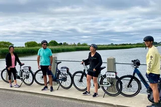 Sagaponack Electric Bike Tour at Sunset