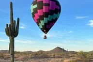 Phoenix Sonoran Desert Balloon Flight at Sunrise thumbnail 4