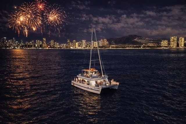Oahu Fireworks Boat Cruise - Image 1