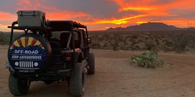 Scottsdale Desert Jeep Tour at Sunset - Image 1