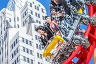 Las Vegas Big Apple Coaster Ride thumbnail 1