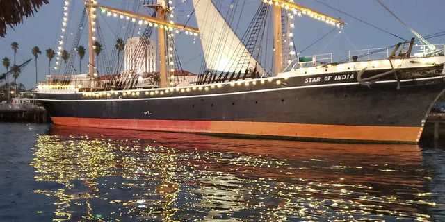 San Diego Tiki Jazz Cruise at Night - Image 4