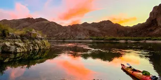 Las Vegas Black Canyon Kayak Tour at Twilight