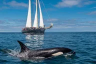 San Diego Whale Watching Cruise on Yacht America thumbnail 2