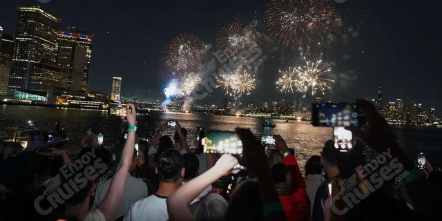 New York City Fireworks Cruise with Open Bar and Buffet - Image 6