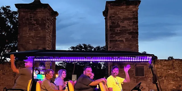 St. Augustine Nights of Lights Electric Cart Tour - Image 1