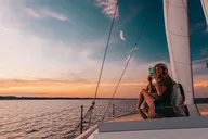 Cocoa Beach Catamaran Sail at Sunset thumbnail 1