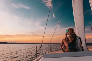 Cocoa Beach Catamaran Sail at Sunset
