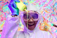 Baltimore Glow-in-the-Dark Splatter Paint Experience thumbnail 2