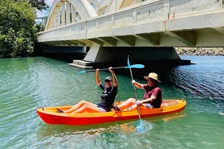 Hale'iwa Tandem Kayak Rental on Anahulu River