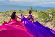 Traverse City Flying Dress Photo Shoot thumbnail 2