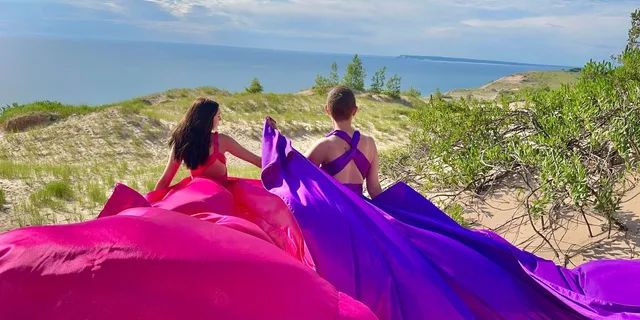 Traverse City Flying Dress Photo Shoot - Image 2