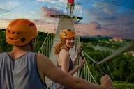 Smoky Mountains Zipline Tour at Night thumbnail 1