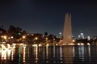 Los Angeles Swan Boat Ride at Night thumbnail 6