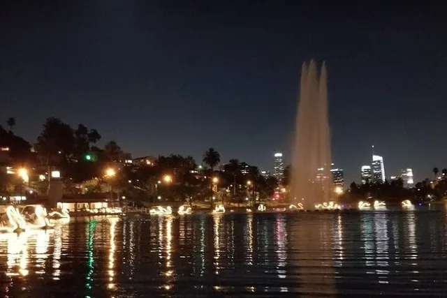 Los Angeles Swan Boat Ride at Night - Image 6