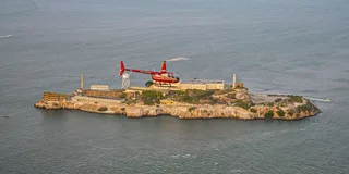 San Francisco Helicopter Tour Over Alcatraz
