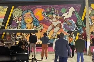 Miami Graffiti Golf Cart Tour at Night