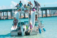 Fort Walton Pontoon Boat Rental with Double Slides 8 hr thumbnail 4