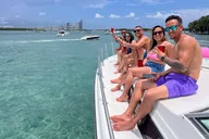Miami Boat Rental with Captain at Sunset thumbnail 5