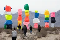 Las Vegas Red Rock Canyon and Seven Magic Mountains Tour thumbnail 1