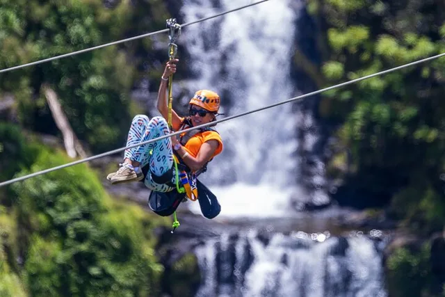 Big Island Zipline Adventure with Waterfall - Image 4