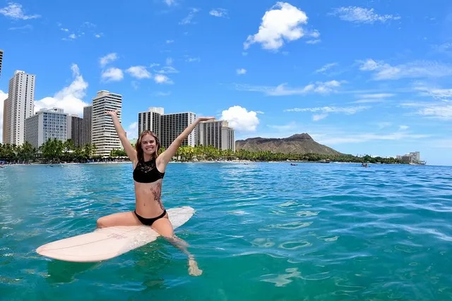 Waikiki Surf Lesson with Female Instructor 90 min - Image 2