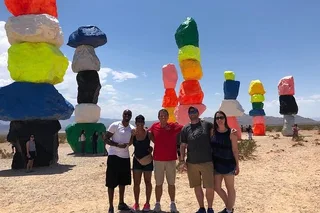 Las Vegas Hoover Dam Tour with Seven Magic Mountains Stop